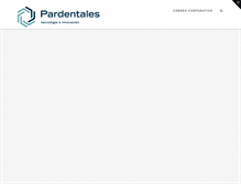 Tablet Screenshot of pardentales.com